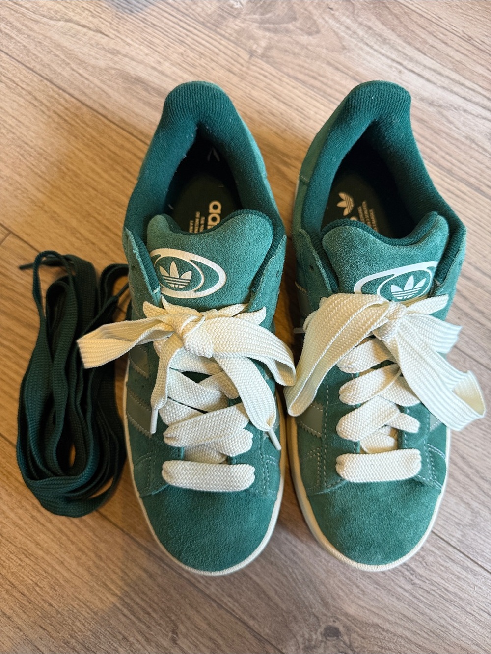 Adidas Campus 00s Sneakers Green Women's 10 men’s 8 - Picture 2 of 5